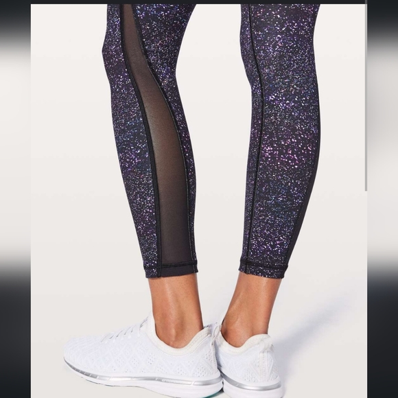 Lululemon train times 7/8 crystalline colour, size 4 - Picture 3 of 16